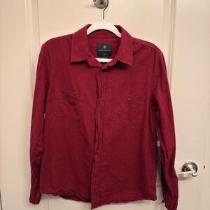 Shouthouse Men's Casual Shirt - M, Red